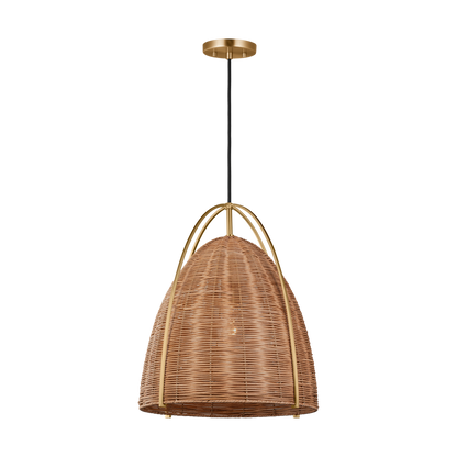 Norman Large Wicker Pendant