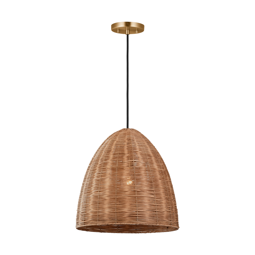 Norman Large Wicker Pendant