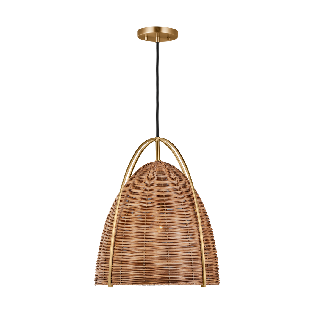 Norman Large Wicker Pendant