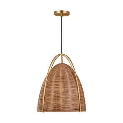 Norman Large Wicker Pendant