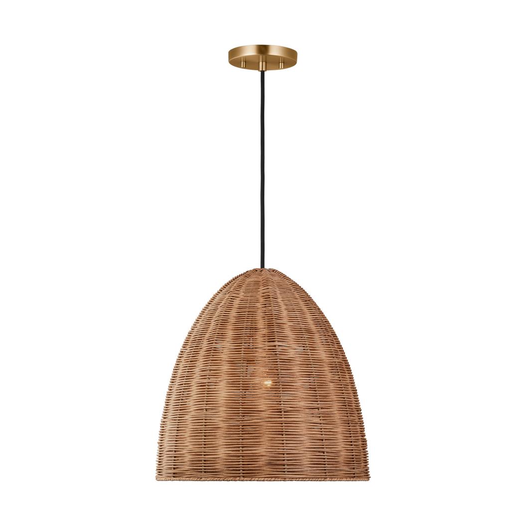 Norman Large Wicker Pendant