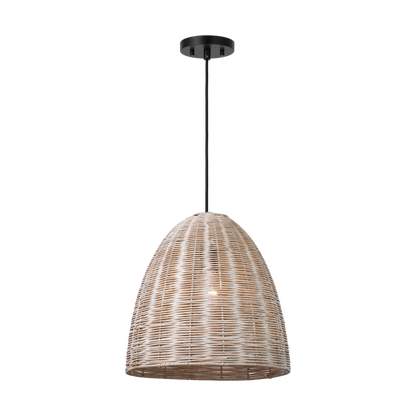 Norman Large Wicker Pendant