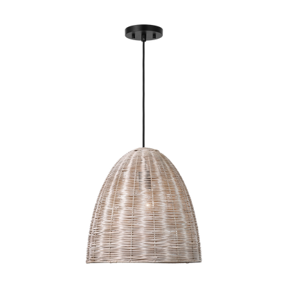 Norman Large Wicker Pendant