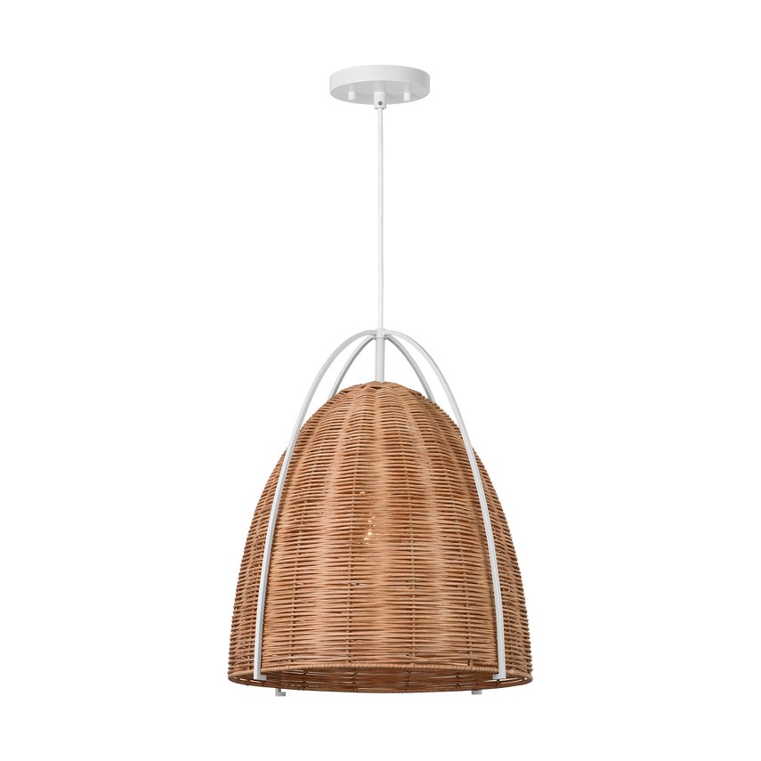 Norman Large Wicker Pendant