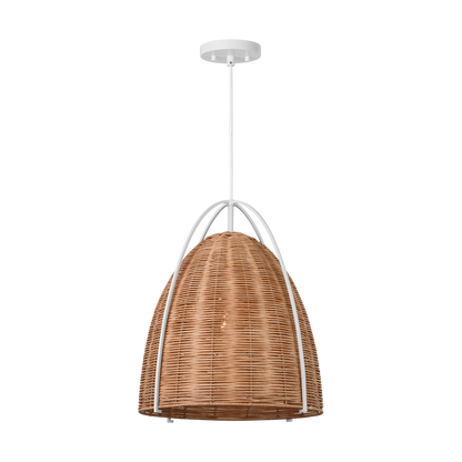 Norman Large Wicker Pendant