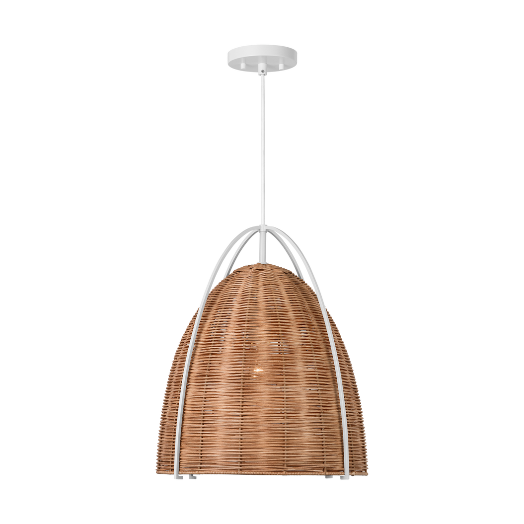 Norman Large Wicker Pendant