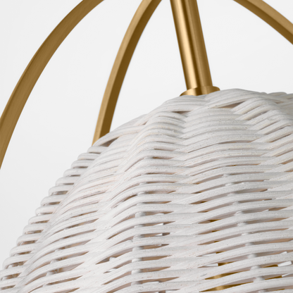 Norman Large Wicker Pendant