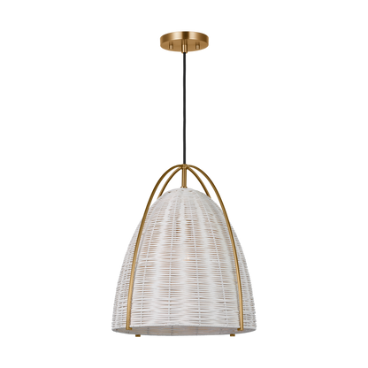 Norman Large Wicker Pendant