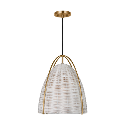 Norman Large Wicker Pendant