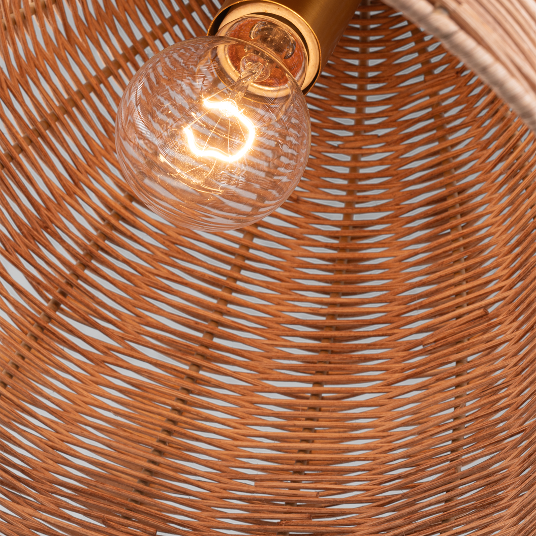 Norman Medium Wicker Pendant