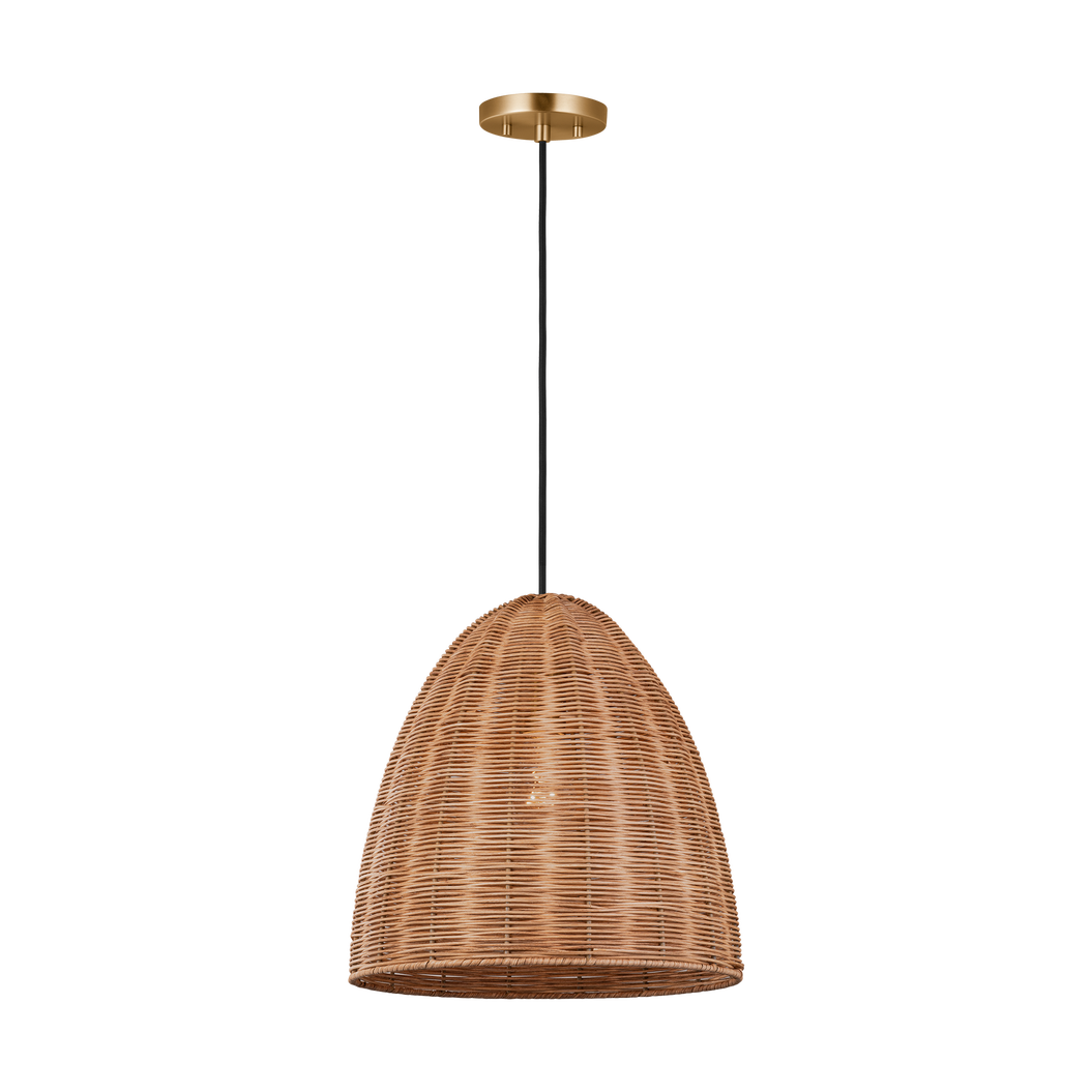 Norman Medium Wicker Pendant