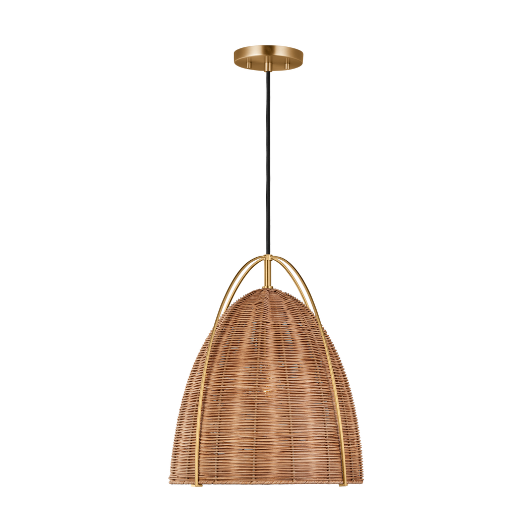 Norman Medium Wicker Pendant