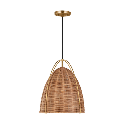 Norman Medium Wicker Pendant