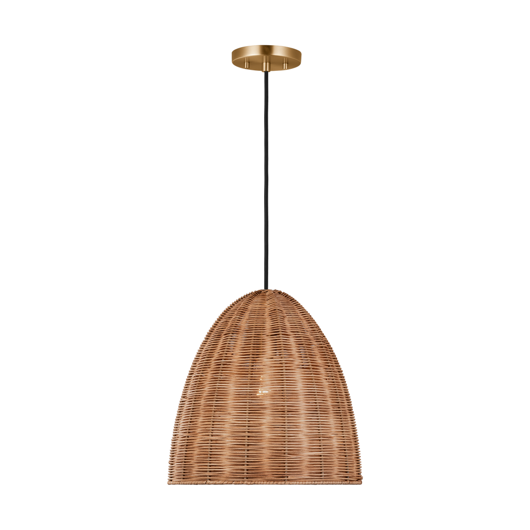 Norman Medium Wicker Pendant