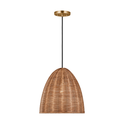 Norman Medium Wicker Pendant