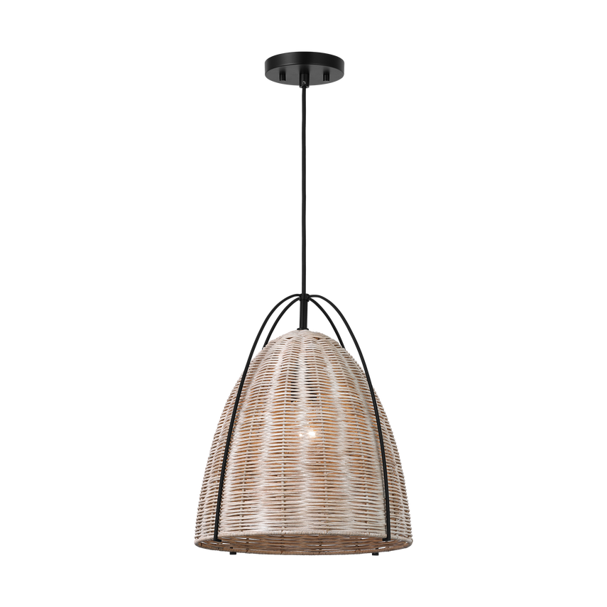 Norman Medium Wicker Pendant