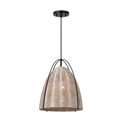 Norman Medium Wicker Pendant