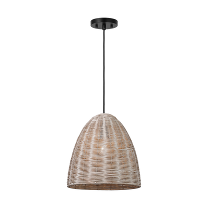 Norman Medium Wicker Pendant