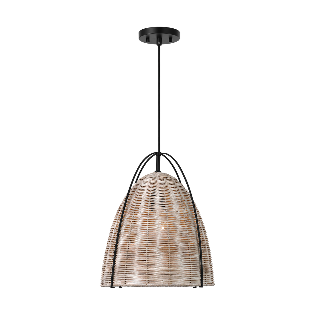 Norman Medium Wicker Pendant