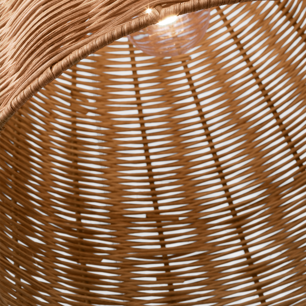Norman Medium Wicker Pendant