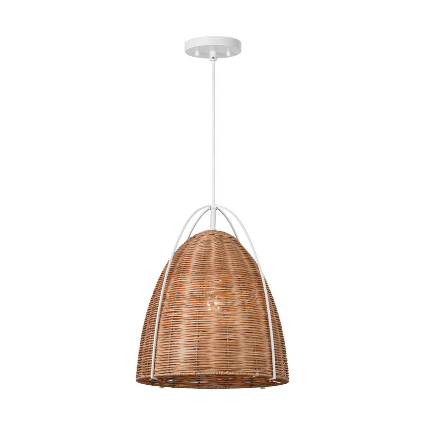 Norman Medium Wicker Pendant