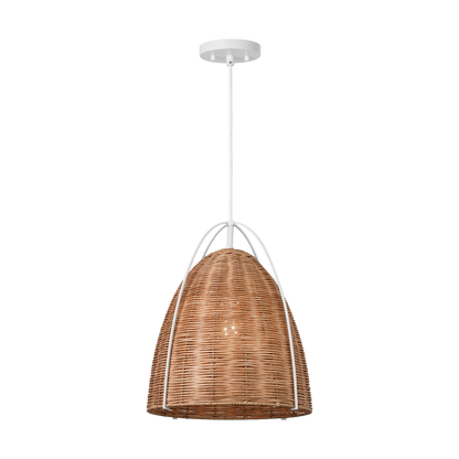 Norman Medium Wicker Pendant
