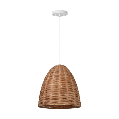 Norman Medium Wicker Pendant