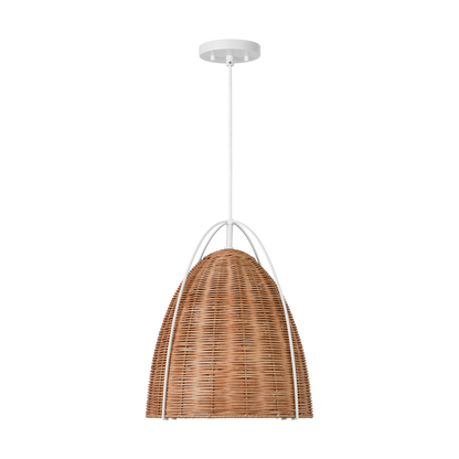 Norman Medium Wicker Pendant