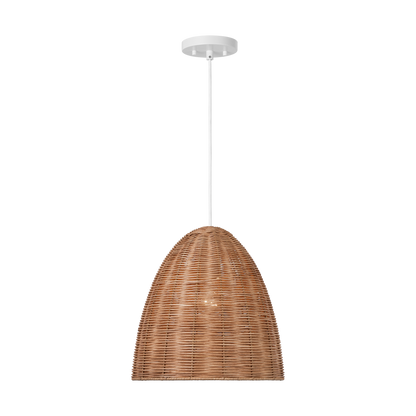 Norman Medium Wicker Pendant