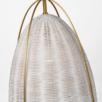 Norman Medium Wicker Pendant