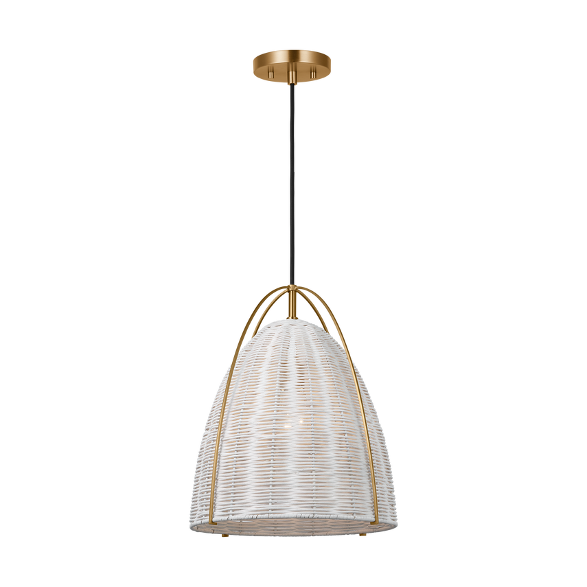 Norman Medium Wicker Pendant