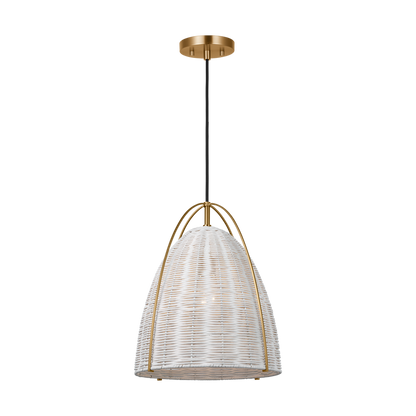 Norman Medium Wicker Pendant