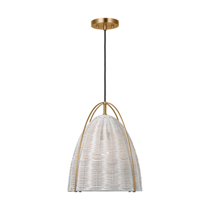 Norman Medium Wicker Pendant