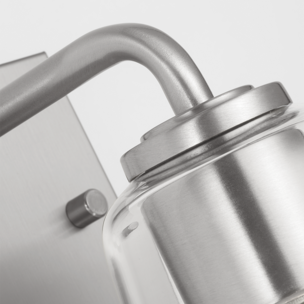 Miles Small Clear Glass Vanity