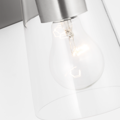 Miles Small Clear Glass Vanity