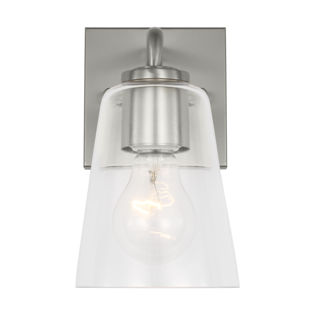 Miles Small Clear Glass Vanity