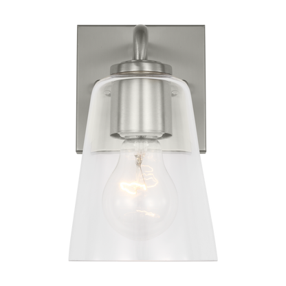 Miles Small Clear Glass Vanity