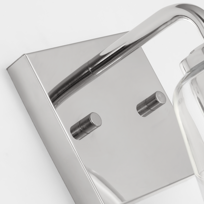 Miles Small Clear Glass Vanity