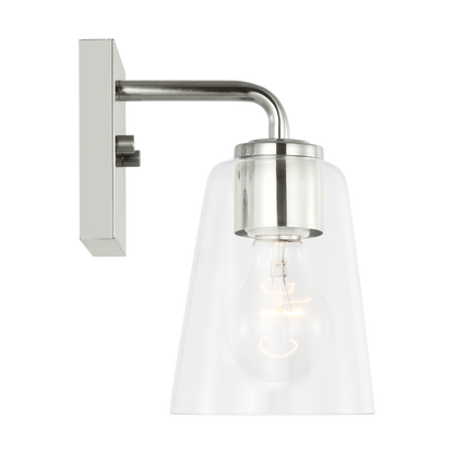 Miles Small Clear Glass Vanity