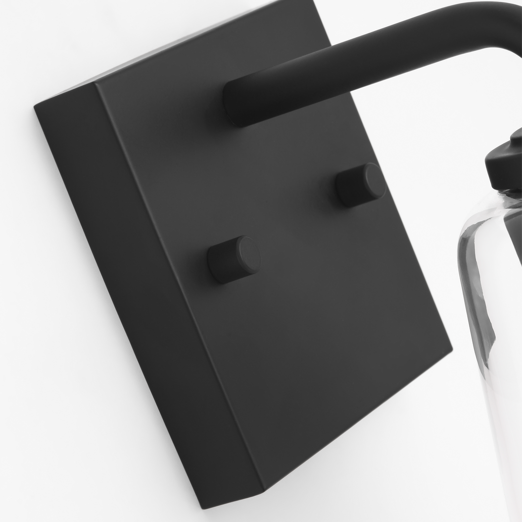 Miles Small Clear Glass Vanity