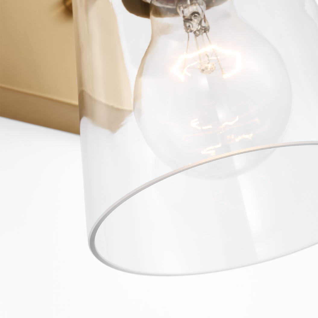 Miles Small Clear Glass Vanity