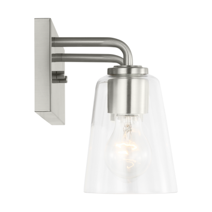 Miles Medium Clear Glass Vanity