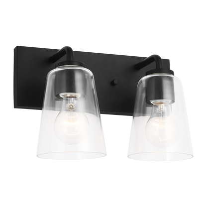 Miles Medium Clear Glass Vanity