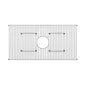 Stainless Steel Sink Grid for use with Fireclay Sink Model WHQ536
