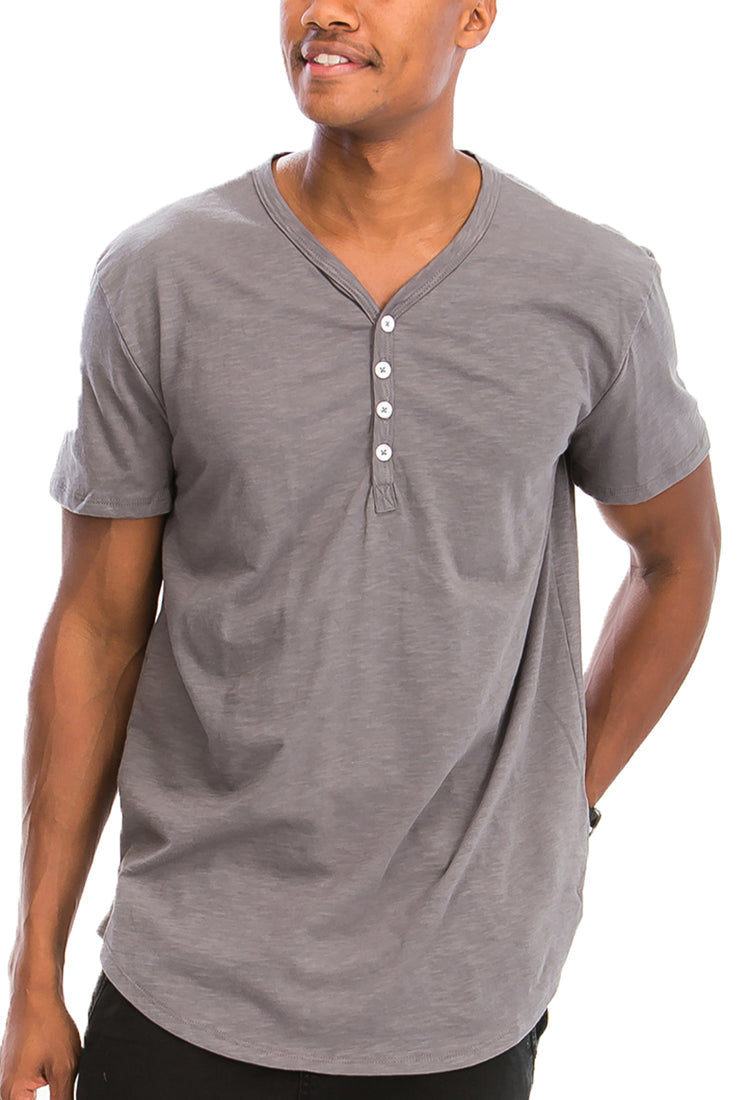 Henley Scallop Tee | Apparel | Kitchen + Metal