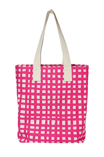 Grid Carry All Tote
