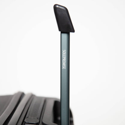 20-inch Black Carry-On Hardcase Roller Luggage with 360° Wheels