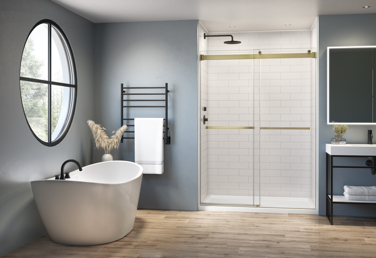 Gemini Plus In-line Shower Door