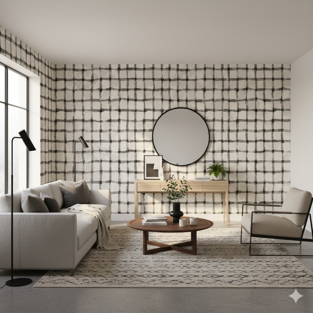 Quarry Grid Wallpaper