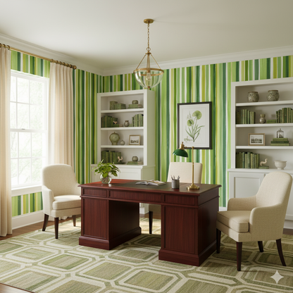 Verdant Lines Wallpaper